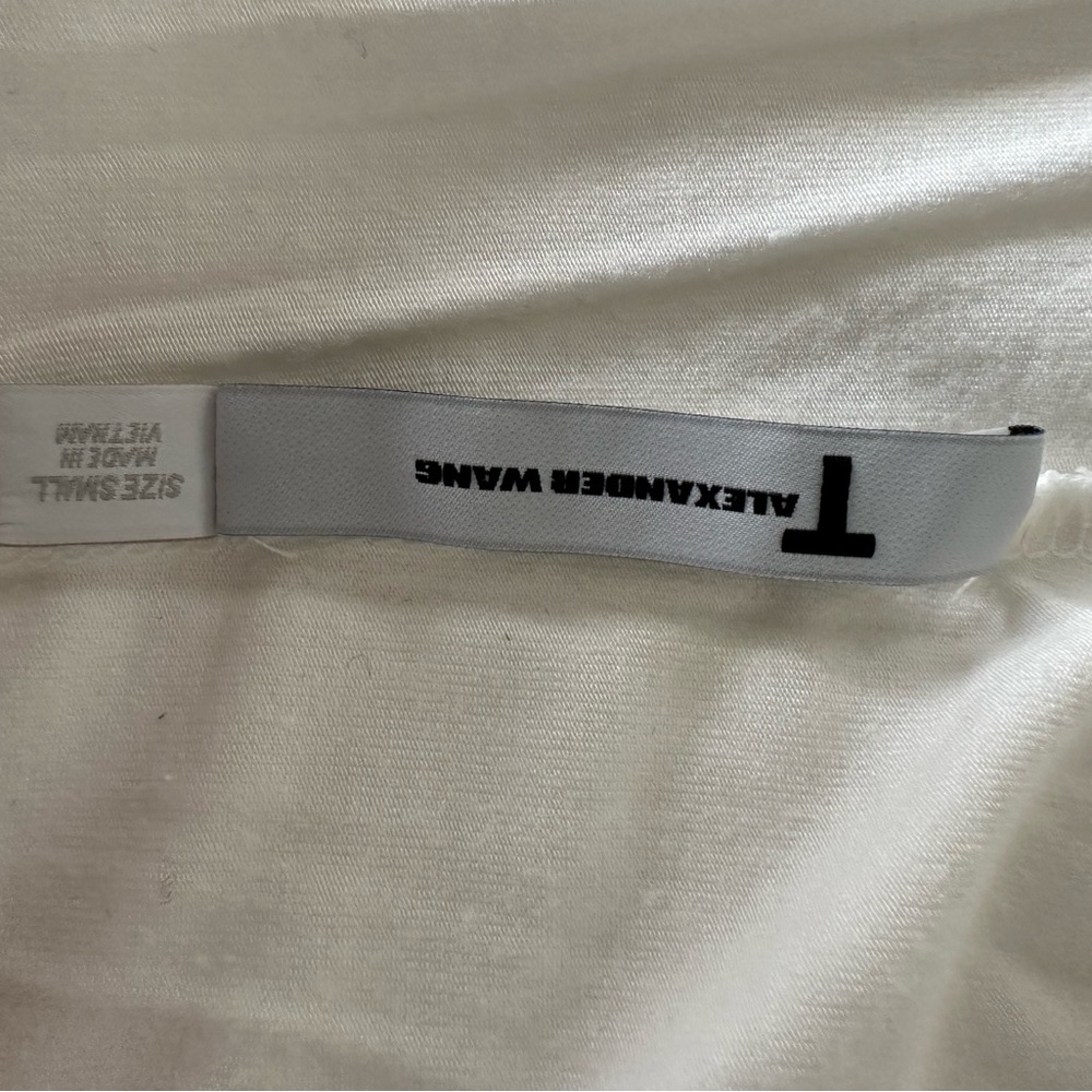 Alexander Wang white jersey maxi dress small